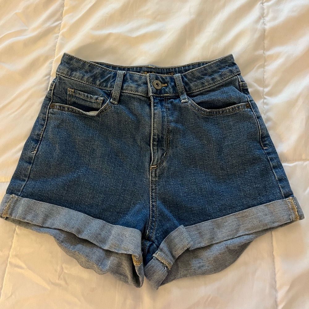 Denim shorts